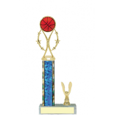 Trophies - #Basketball Vertical Star Riser C Style Trophy